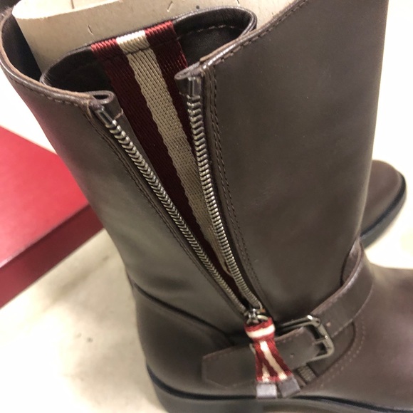 Bally leather biker boots - Picture 5 of 14